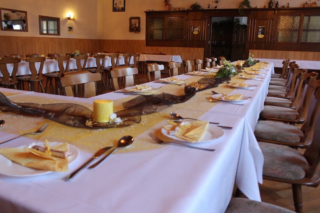 Saal für Feiern und Feste im Landhotel zum Baier Dermbach