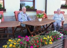 Sitzecke am Landhotel zum Baier