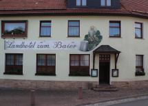 Eingang Landhotel zum Baier Dermbach/Unteralba